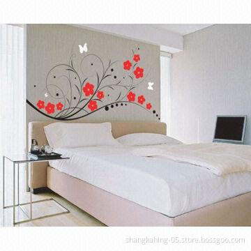 Removable Film Vinyl Wall Sticker, Reusable and Does Not Damage Walls